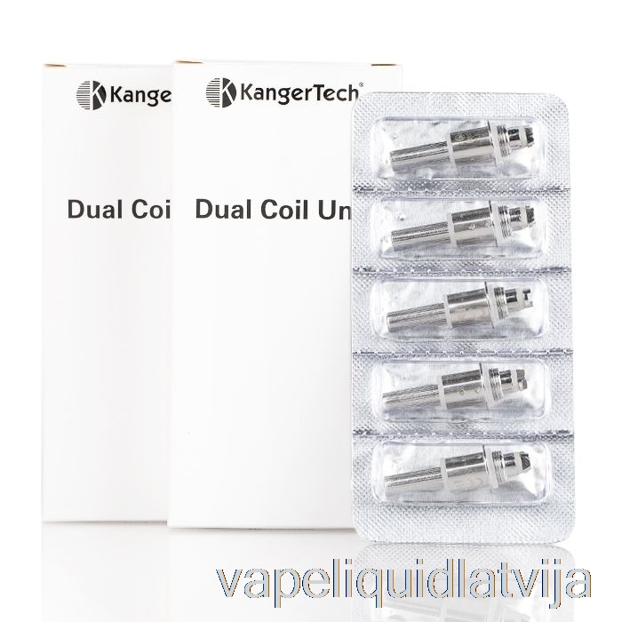 Kanger Dual Unit Rezerves Spoles 0.8ohm Spoles Vape šķidrums